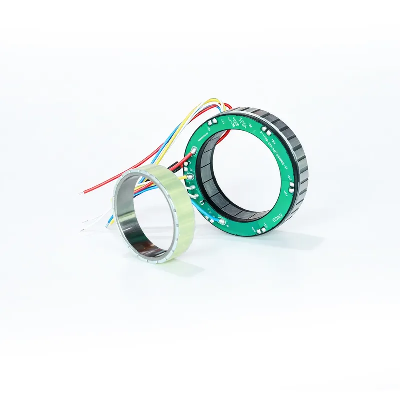 Frameless Torque Motor Stator Rotor - ชุดมอเตอร์ BLDC ไร้กรอบ FMK08513 ขนาด 100