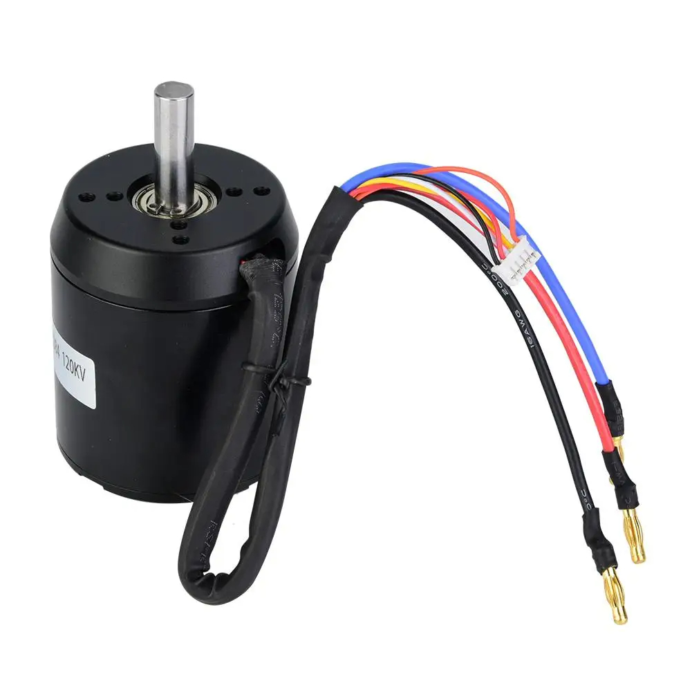 มอเตอร์ BLDC 6384 120KV แบบฮับ - 6384 Brushless Motor Sensored บทวิจารณ์และราคา